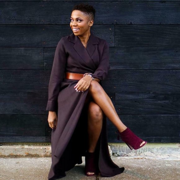 Soft Surroundings Quintessa Tencel Maxi Dress Brown Size PM Medium Petite H12691 - Picture 11 of 11